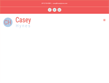 Tablet Screenshot of caseyhynes.com